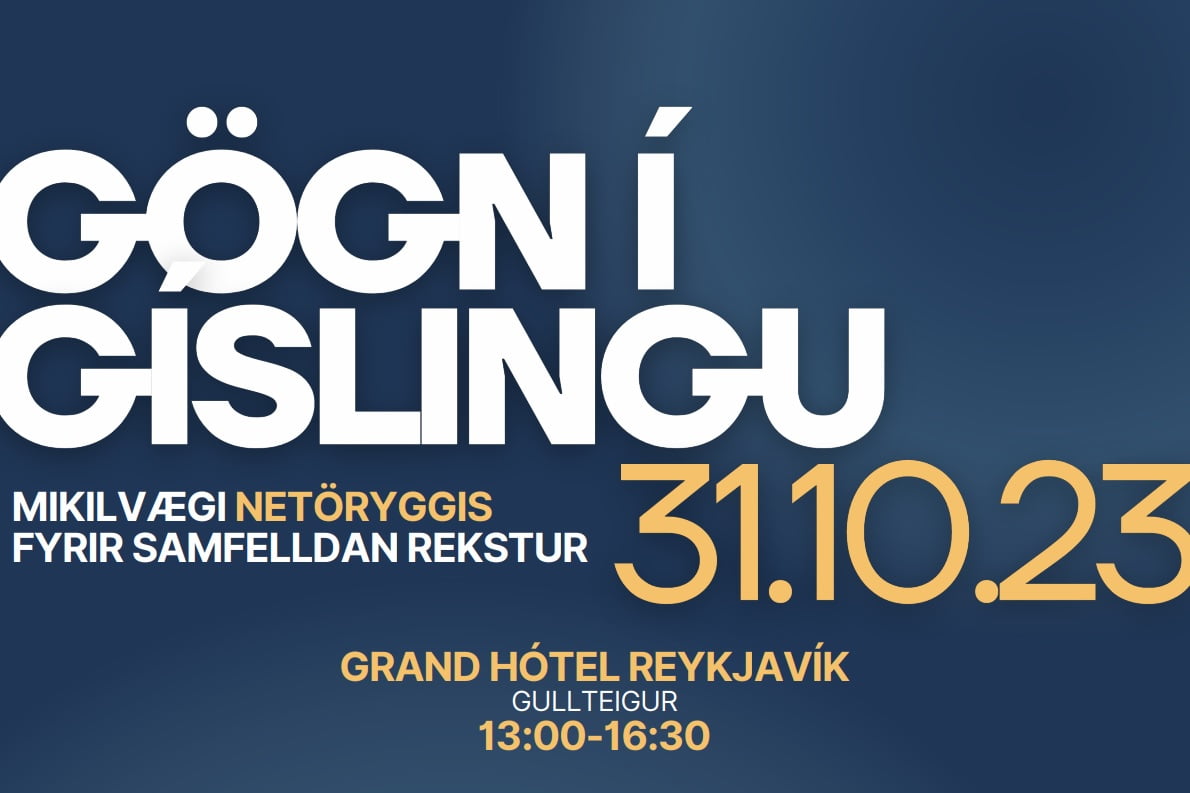 Gögn í gíslingu – netöryggisráðstefna