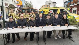 Frá undirritun samkomulags um ofbeldislausa og örugga skemmtistað.